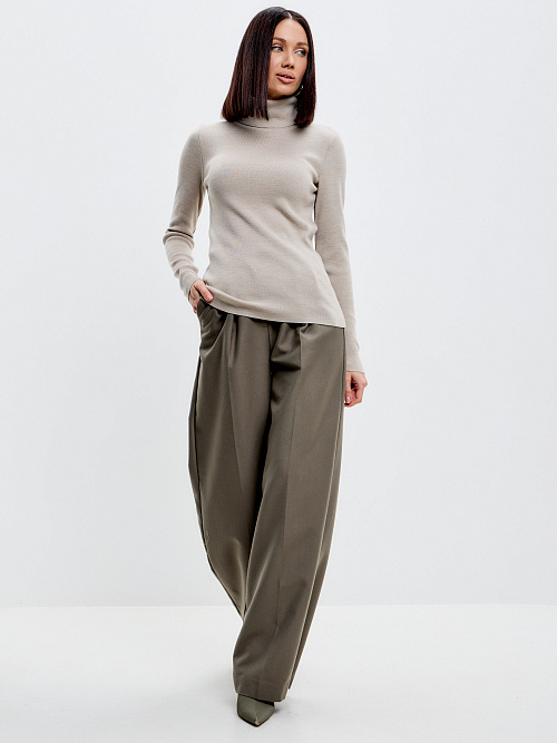 Водолазка Бадлон из шерсти мериноса женская 